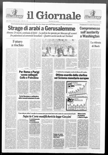 Il giornale : quotidiano del mattino